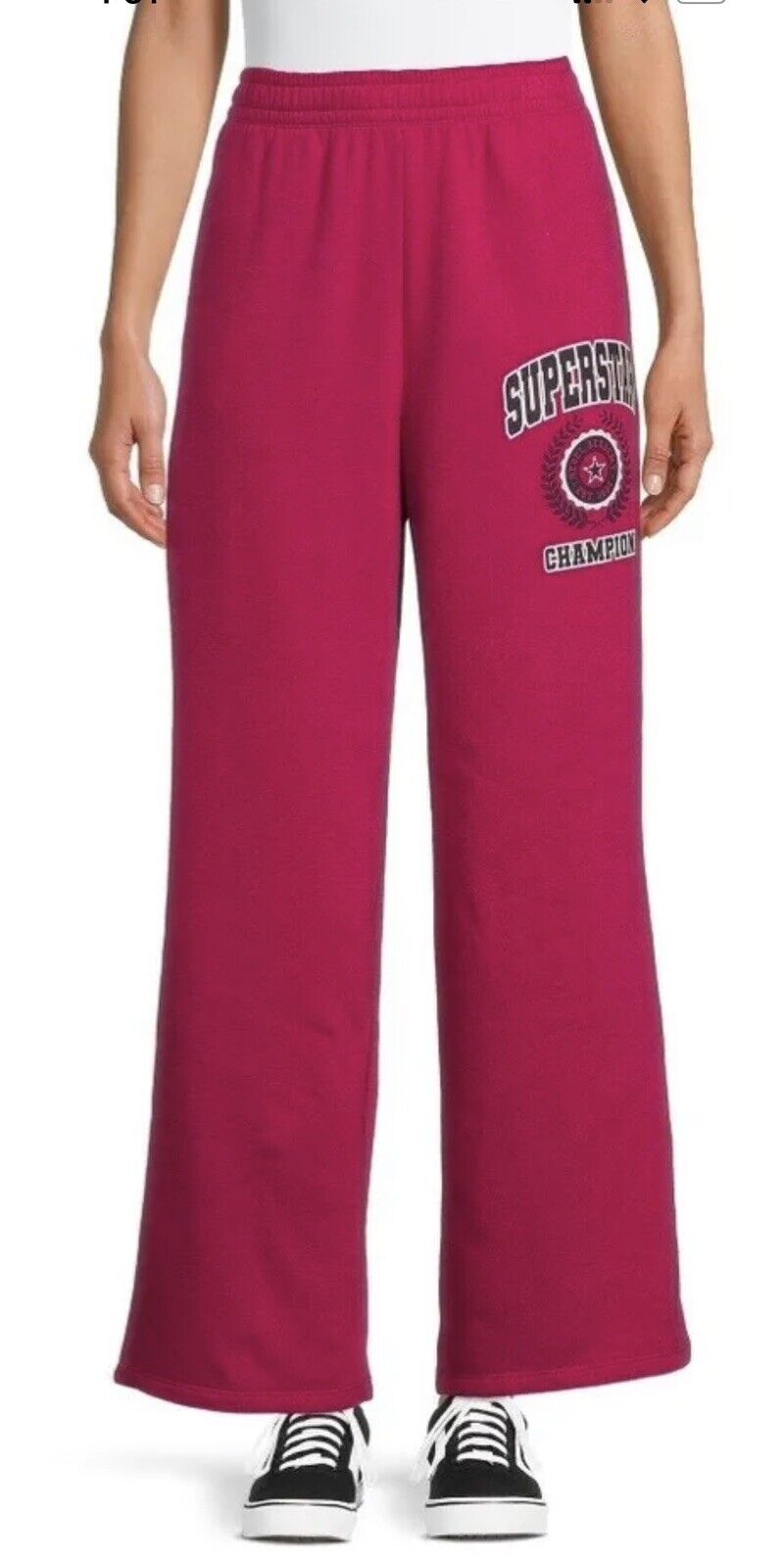 No Boundaries Women's Wide Leg Fleece Pants Pink Fuchsia Size 3XL –  Clearance Designers