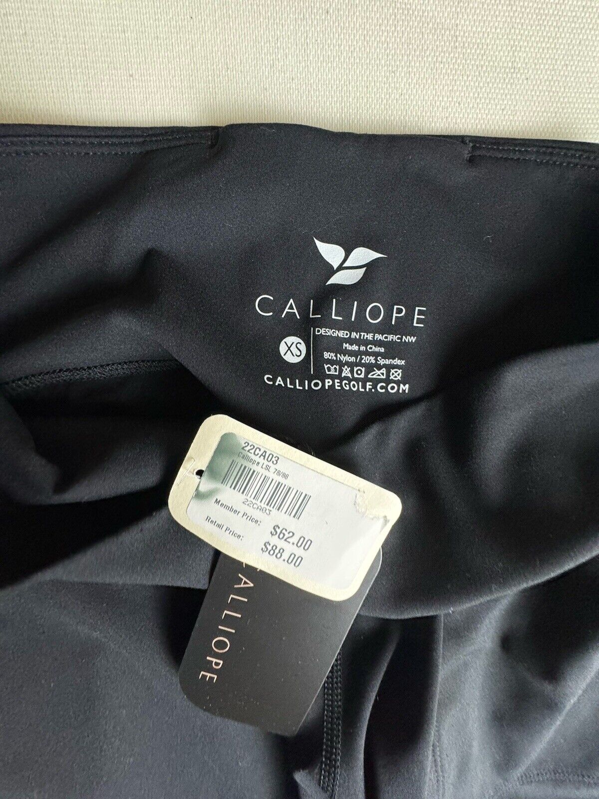 Calliope Women’s Jogger Pants Black Sz XS.    (03)