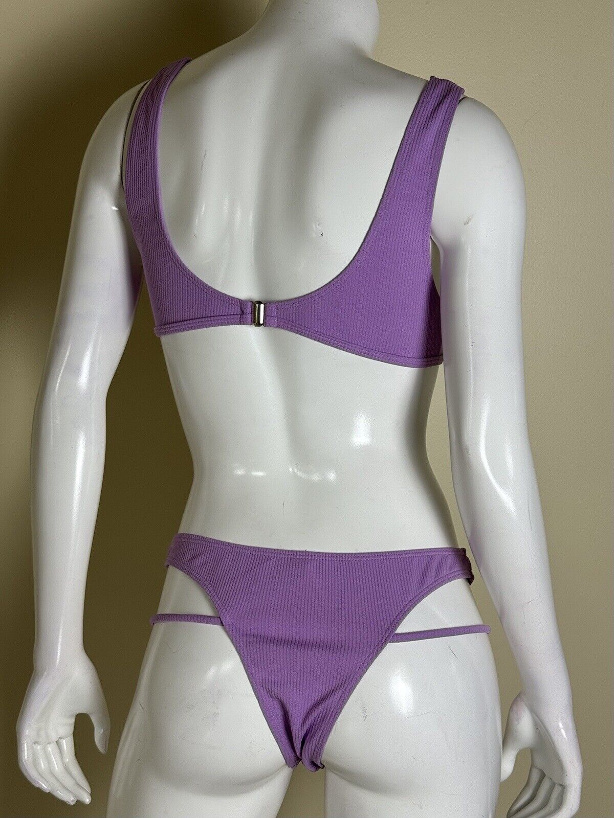 2Pc Swimsuit Purple Women’s Sz L Bikini