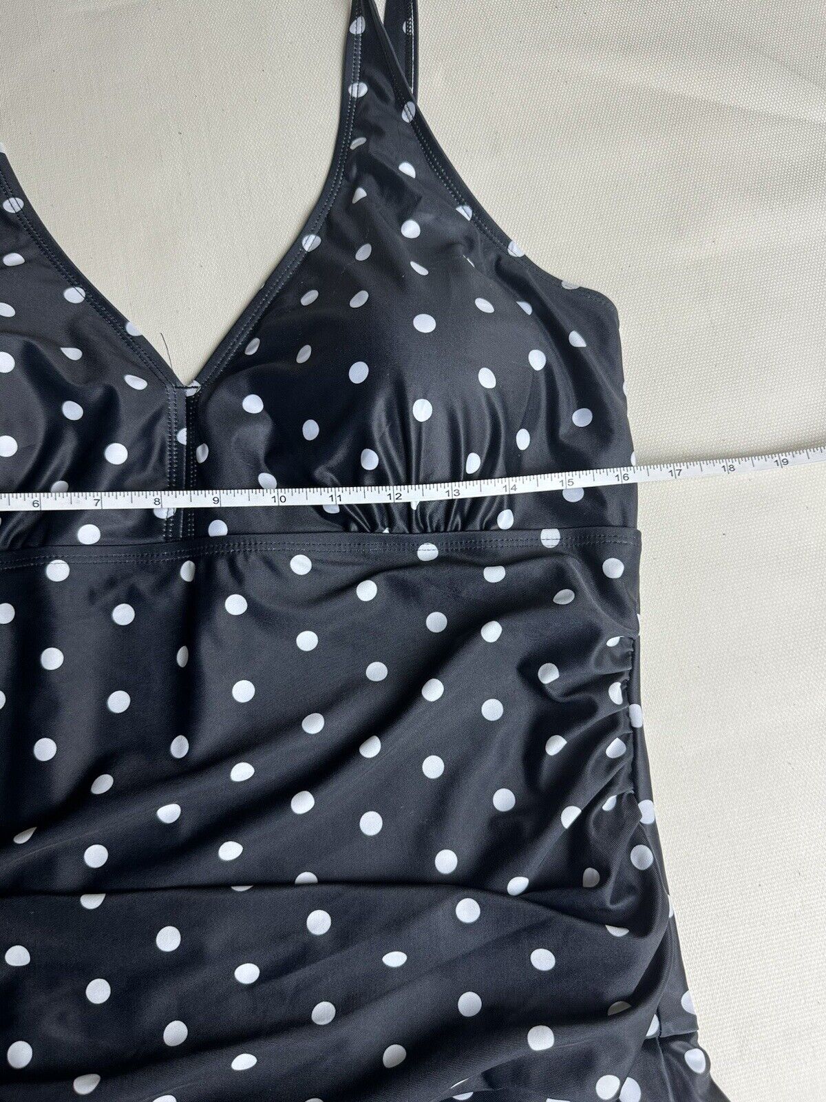 Summer Mae Women’s Sz 2XL swimsuit Polka Dots 1Pc