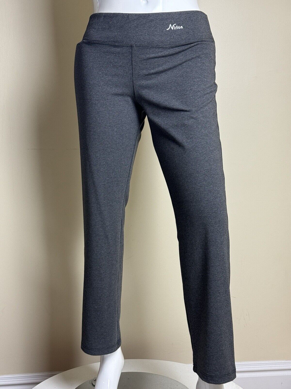 NIRLON Women’s Charcoal Gray Stretch Pants Sz 2XL