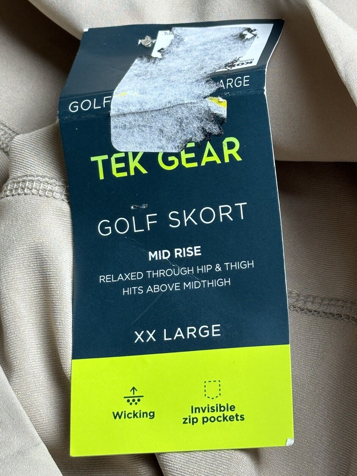 Tek Gear Women’s Size Tan Skort Golf Tennis Sz 2XL.   (49)