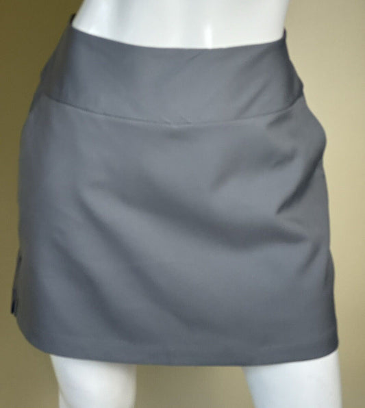 Adidas Women’s Golf Skirt Skort Gray Sz M  (01)