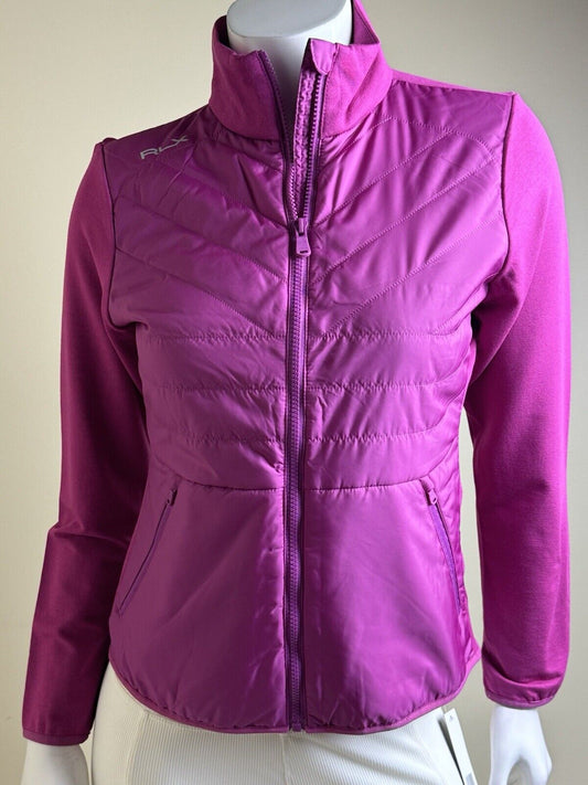 $228 RLX Ralph Lauren Women's Golf Jacket Full Zip Sz XS. (B.90)