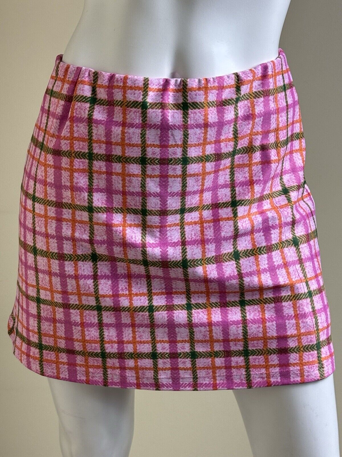 Smith & Quinn Women’s Golf Skort Skirt Plaid Sz M