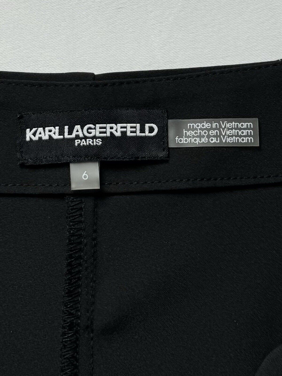 $99 KARL LAGERFELD PARIS Women’s Black Pants Sz 6