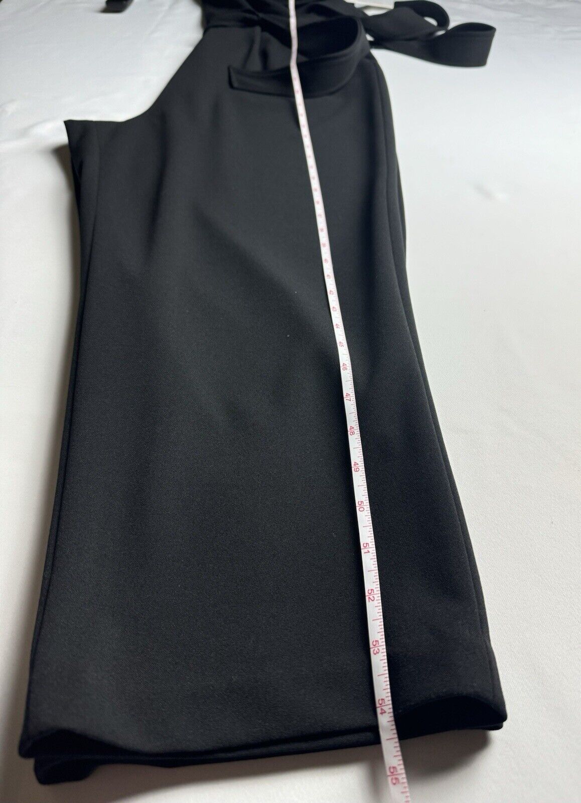 $139 Calvin Klein Women's Black Belted Jumpsuit Sz 14.    (B.11)