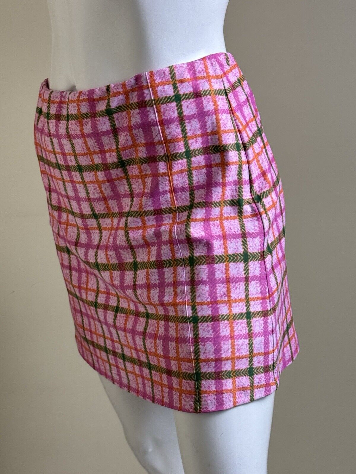 Smith & Quinn Women’s Golf Skort Skirt Plaid Sz M