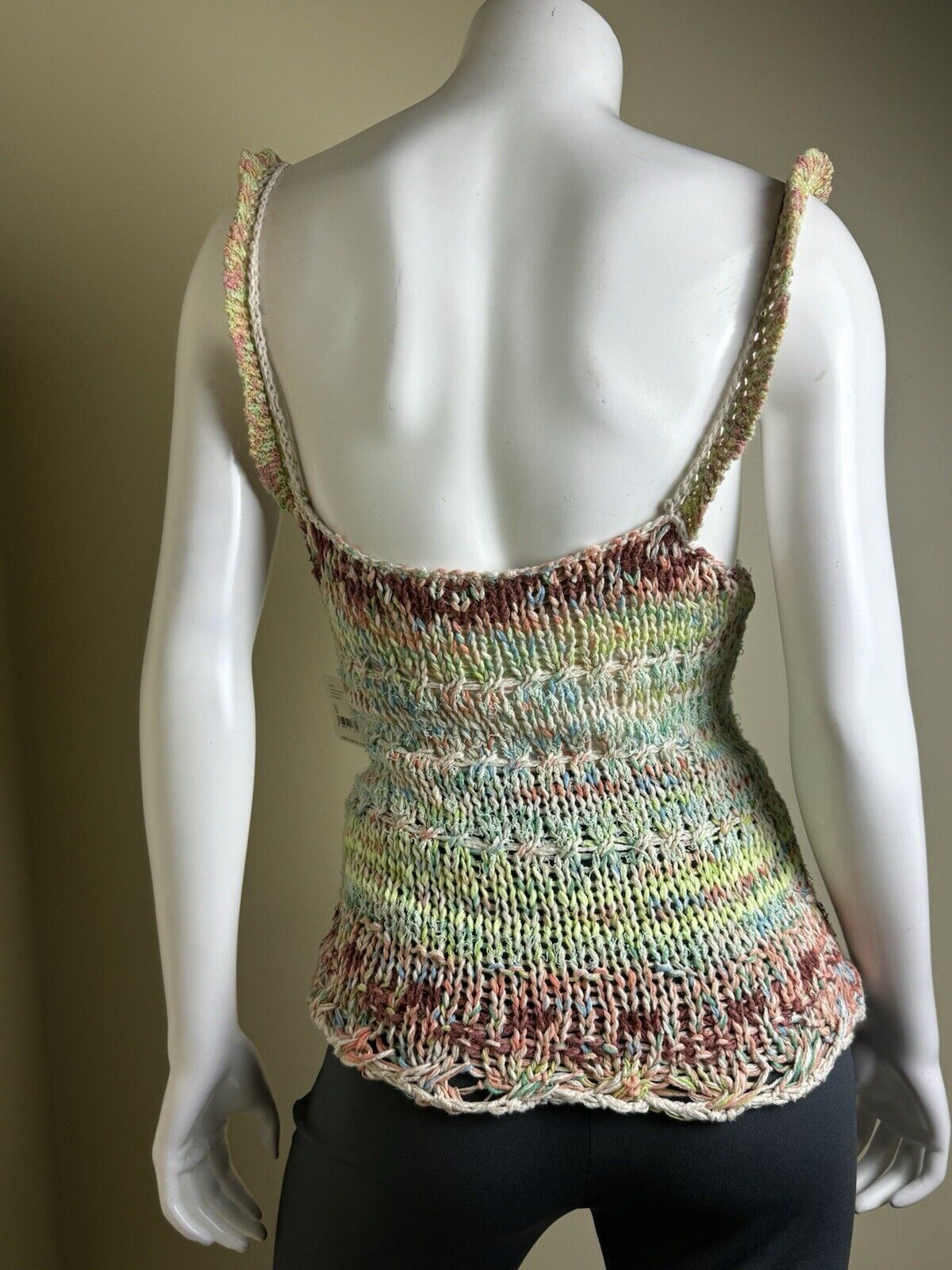 $108 Free People Women’s Crochet Tank Top Size S