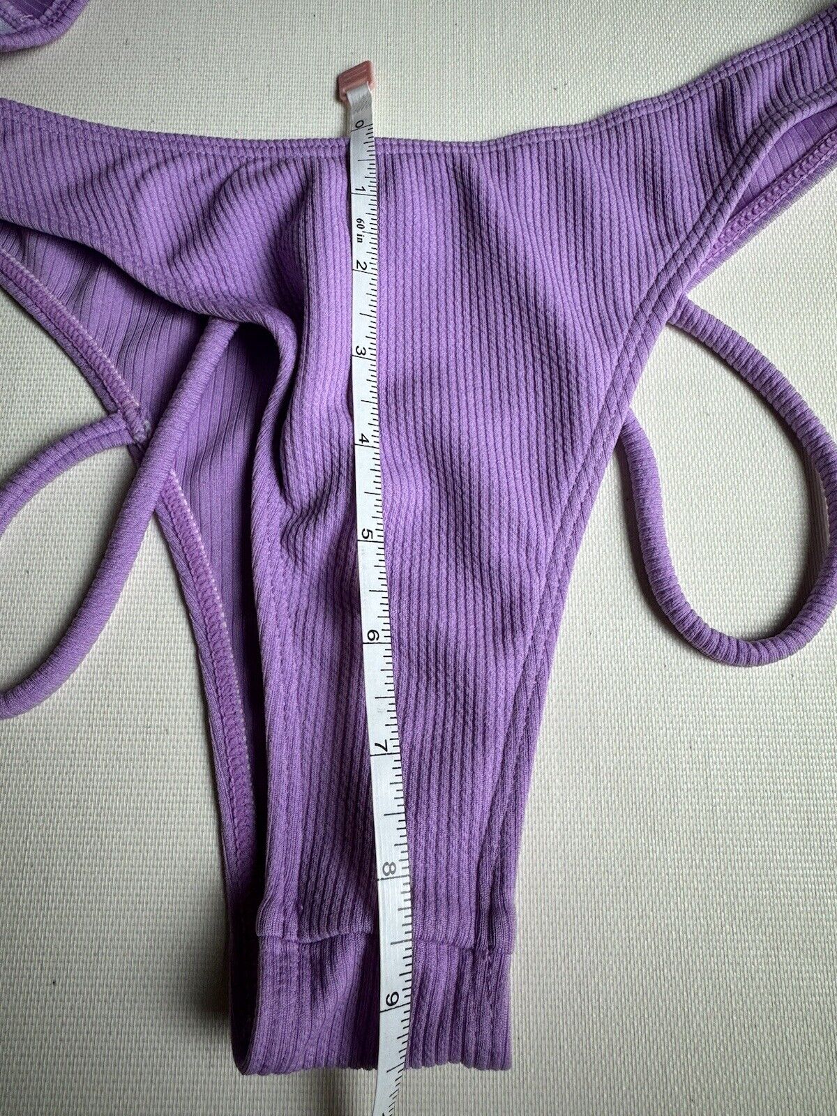 2Pc Swimsuit Purple Women’s Sz L Bikini