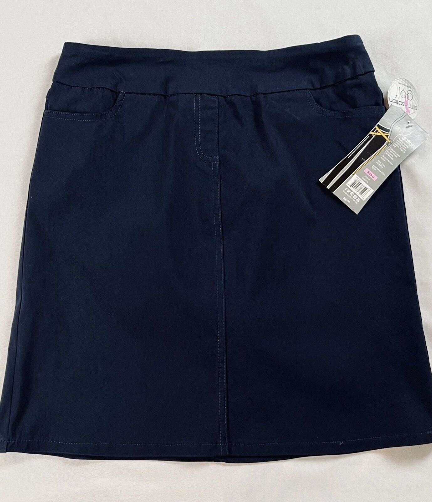 Slim Station Women’s Golf Skirts Skort Size 6 Navy