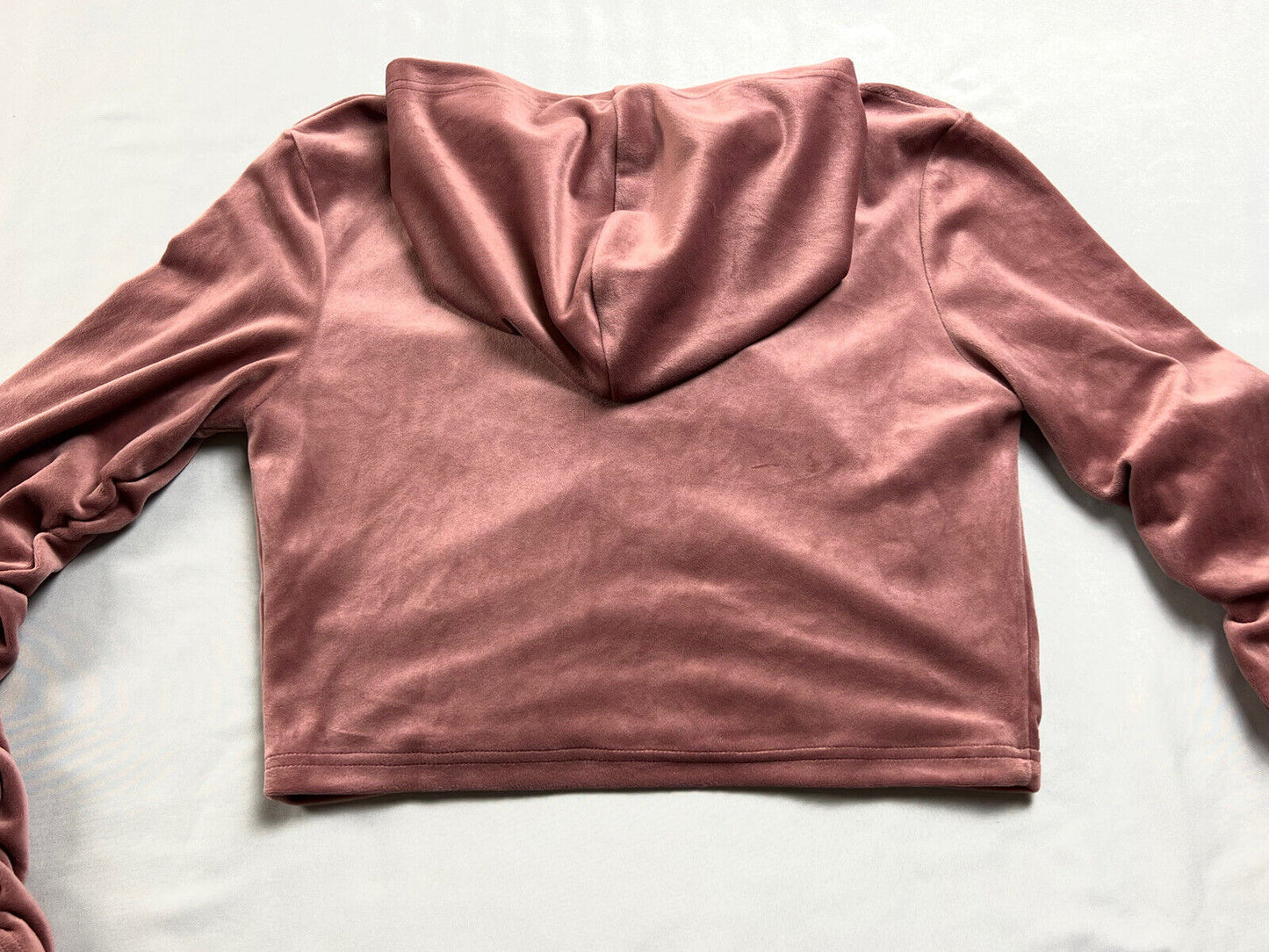 Roma Concept Women’s Hoodie Sweater Sz L Mauve Pink