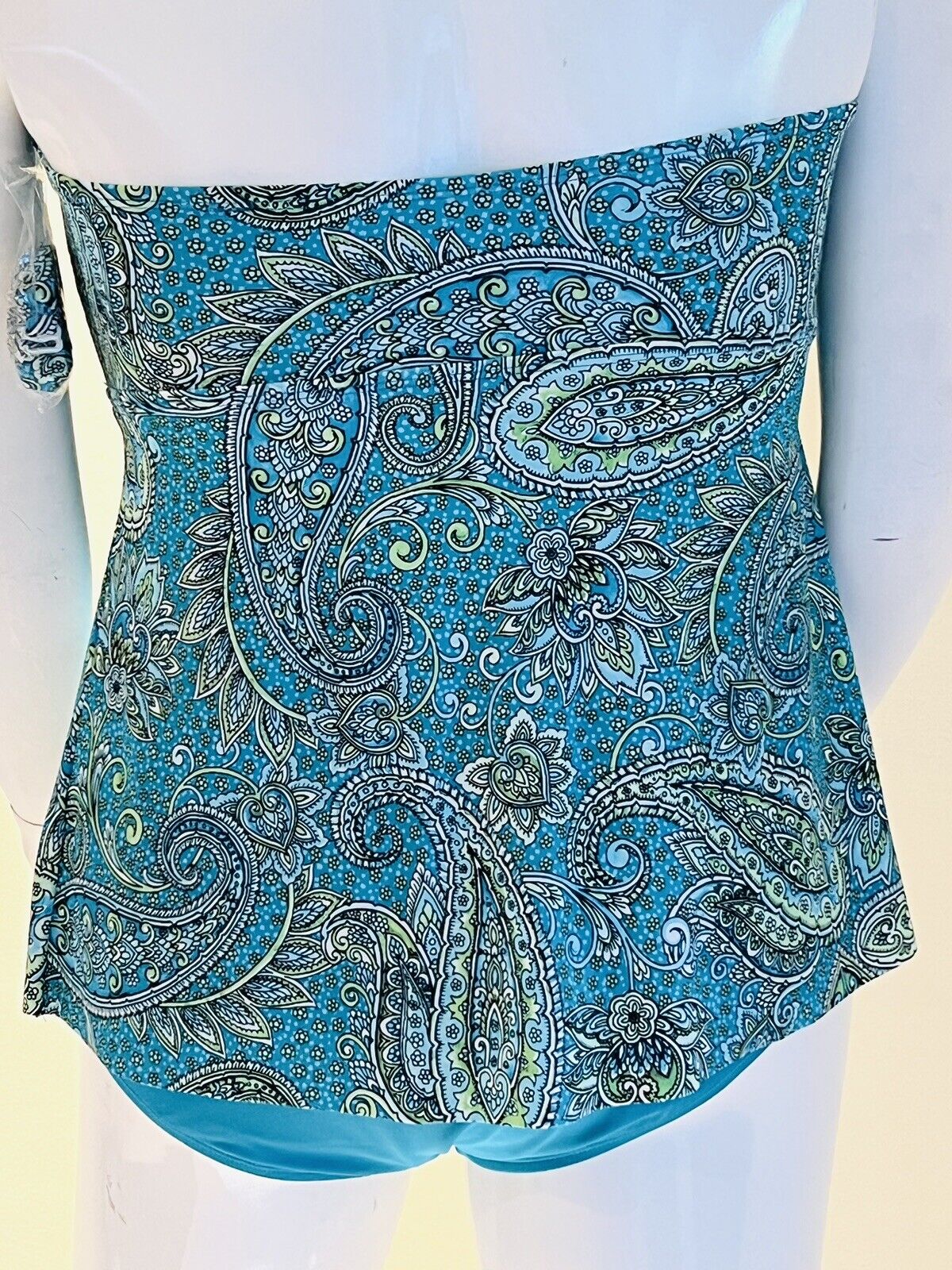 ELEMAR Bikini Blue swimwear Sz 16 Paisley Print