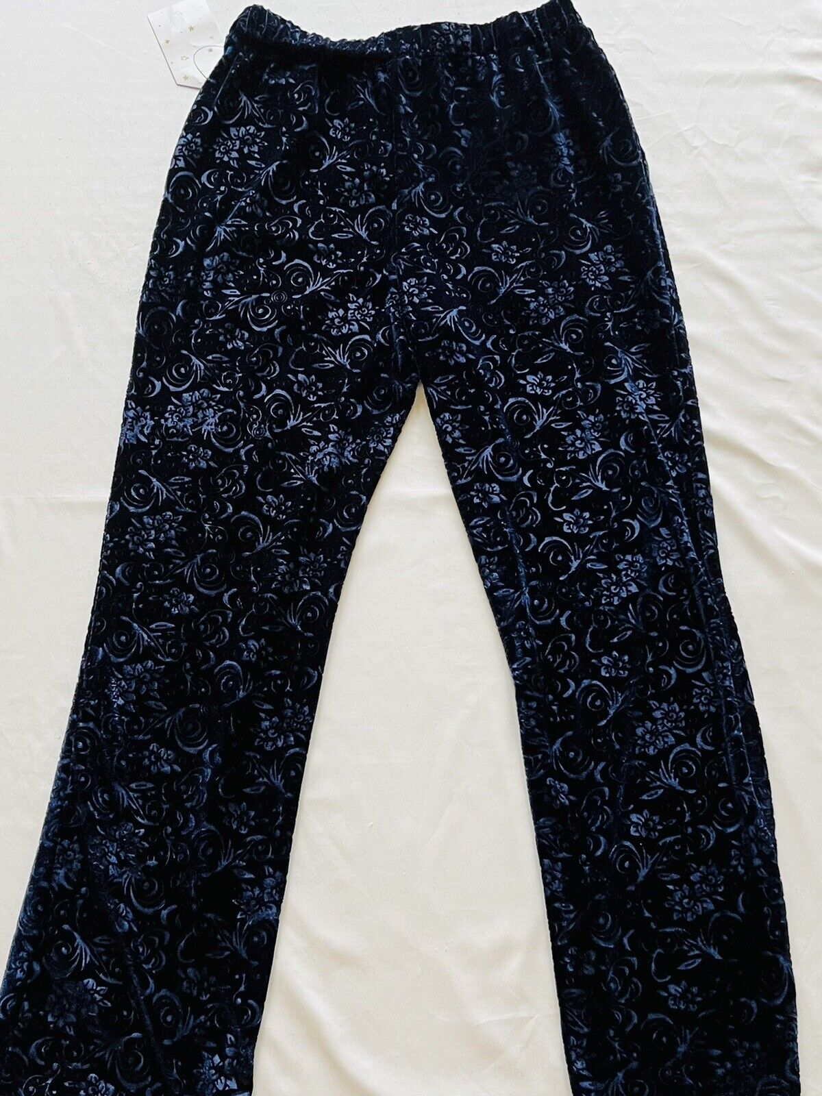 Marc New York: Women’s Blue Velvet Pocket Stretch Pants Sz XS $89 MSRP