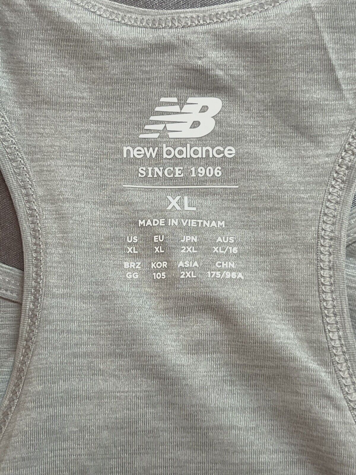 New Balance Women’s Tank Top Athletic Workout Grey Sz XL