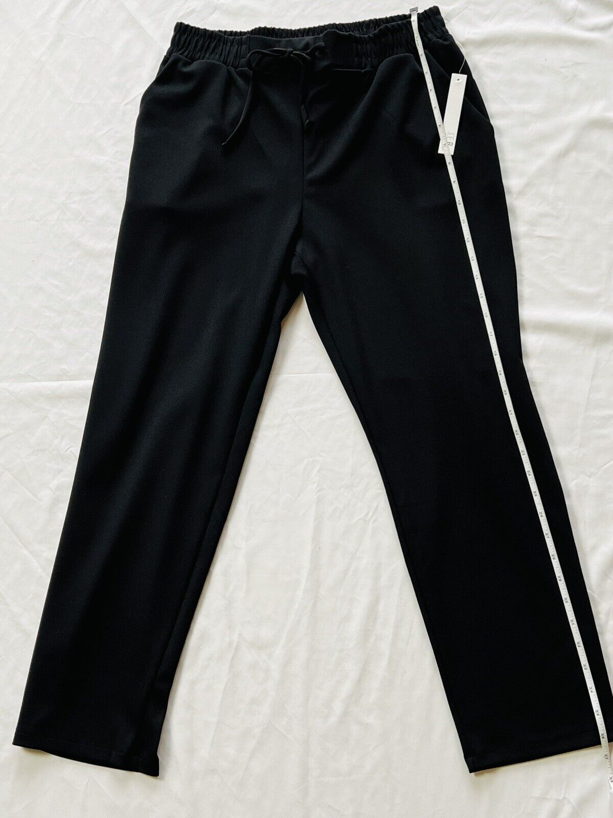 Joe B by Joe Benbasset Women's Black Pants Elastic Waist Sz L