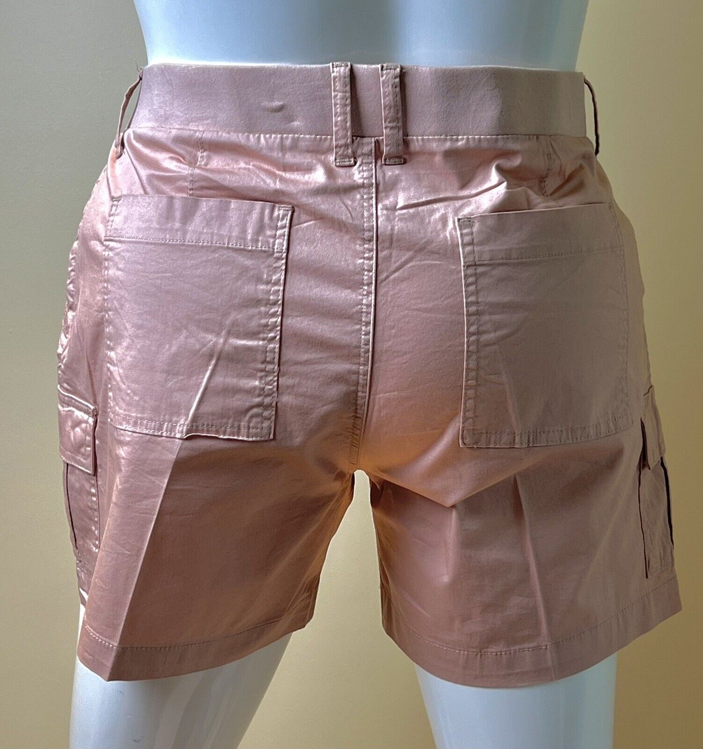 Women's Lee Midrise Cargo Shorts Regular Fit Rose mauve Sz 18