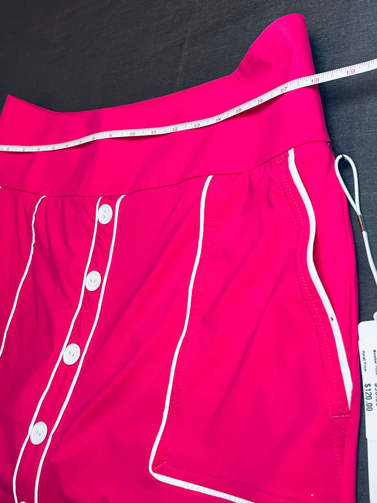 KINONA WOMEN'S PINK GOLF SKORT with POCKETS Sz L