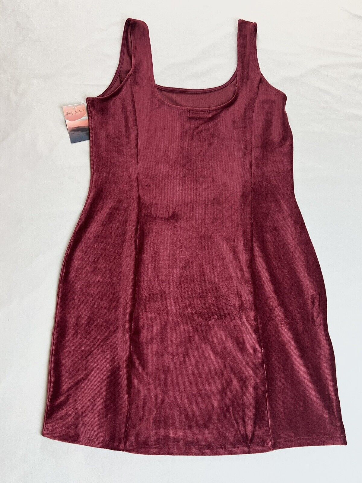 Haley & June Women’s Knit Red Marron Dress Sz 1X