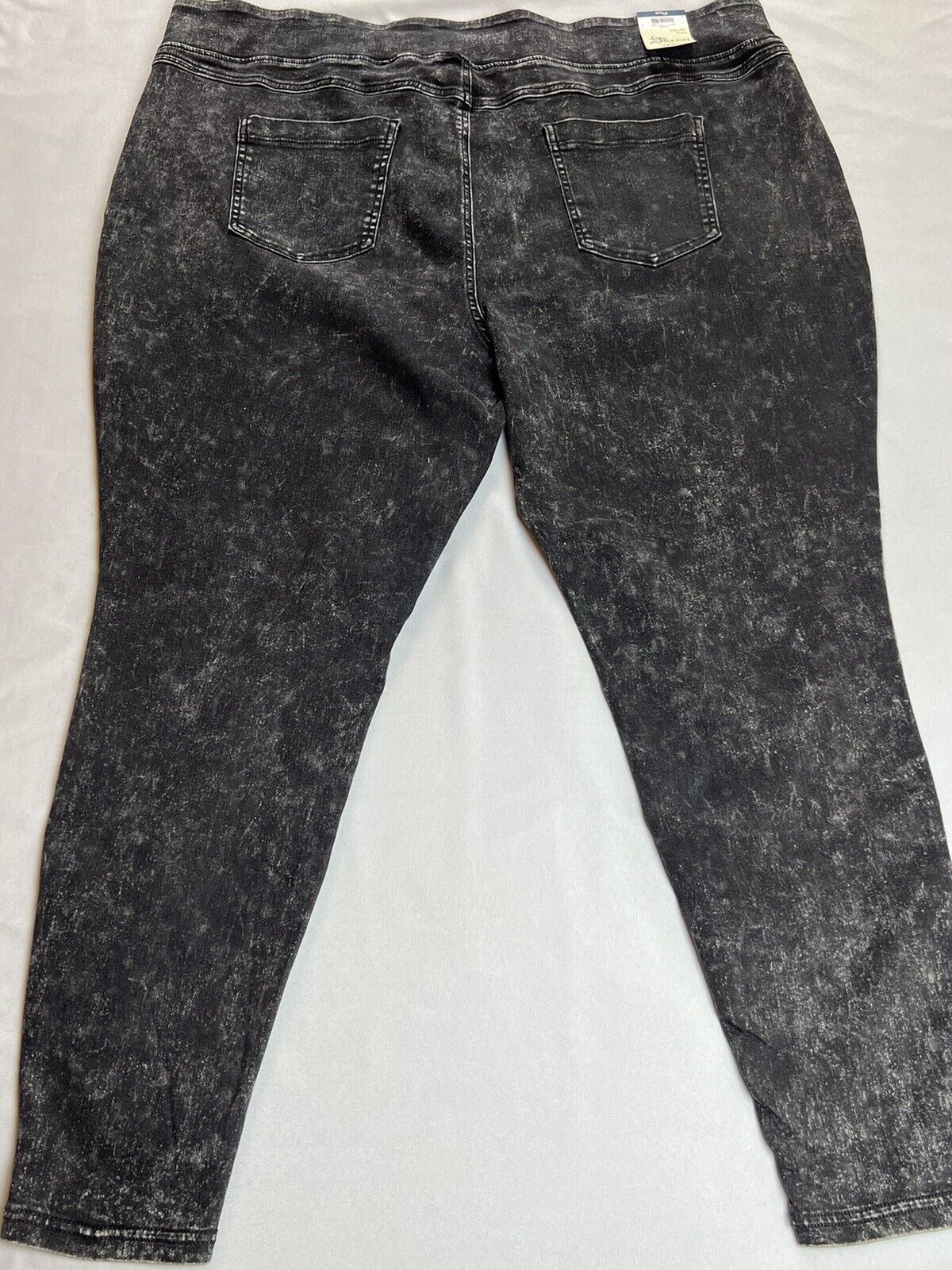 Terra & Sky Women's Plus Stretch Jeans Legging Pants Sz 3X Black