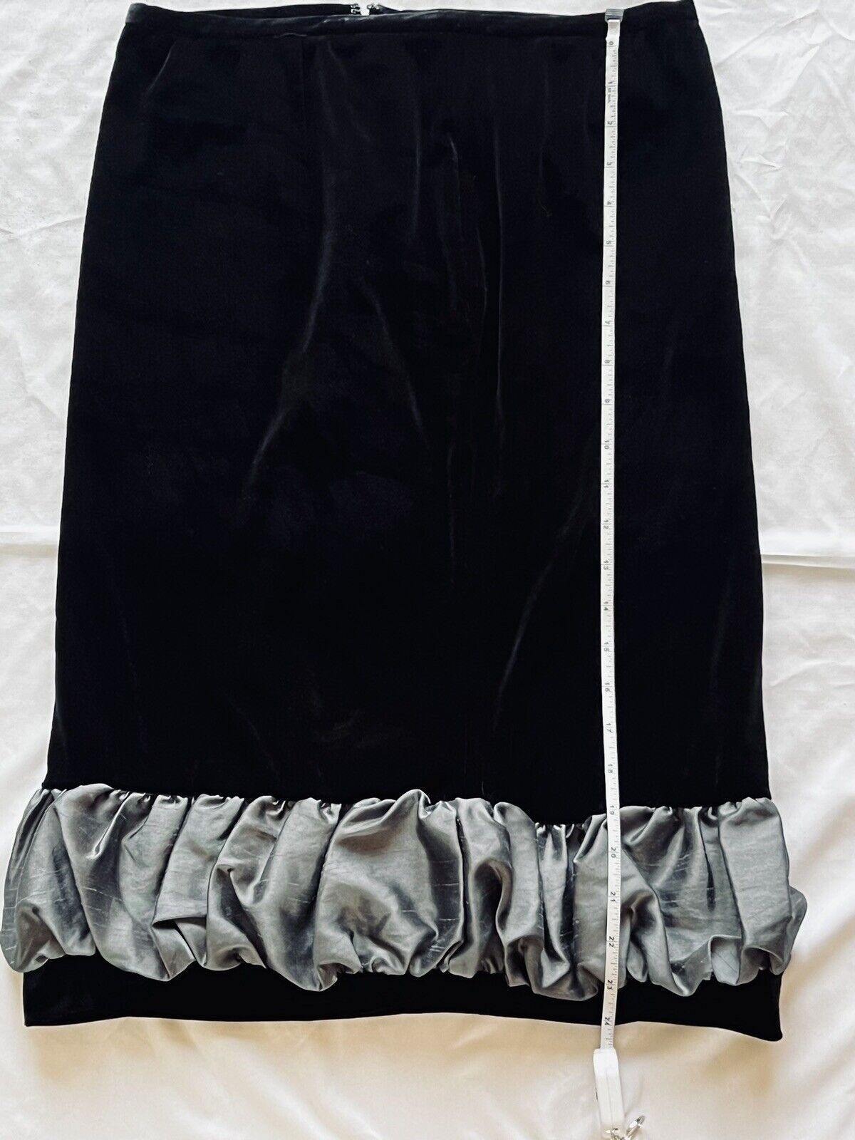 Grace Elements: Women’s Velvet Pencil Skirt Black Sz 4