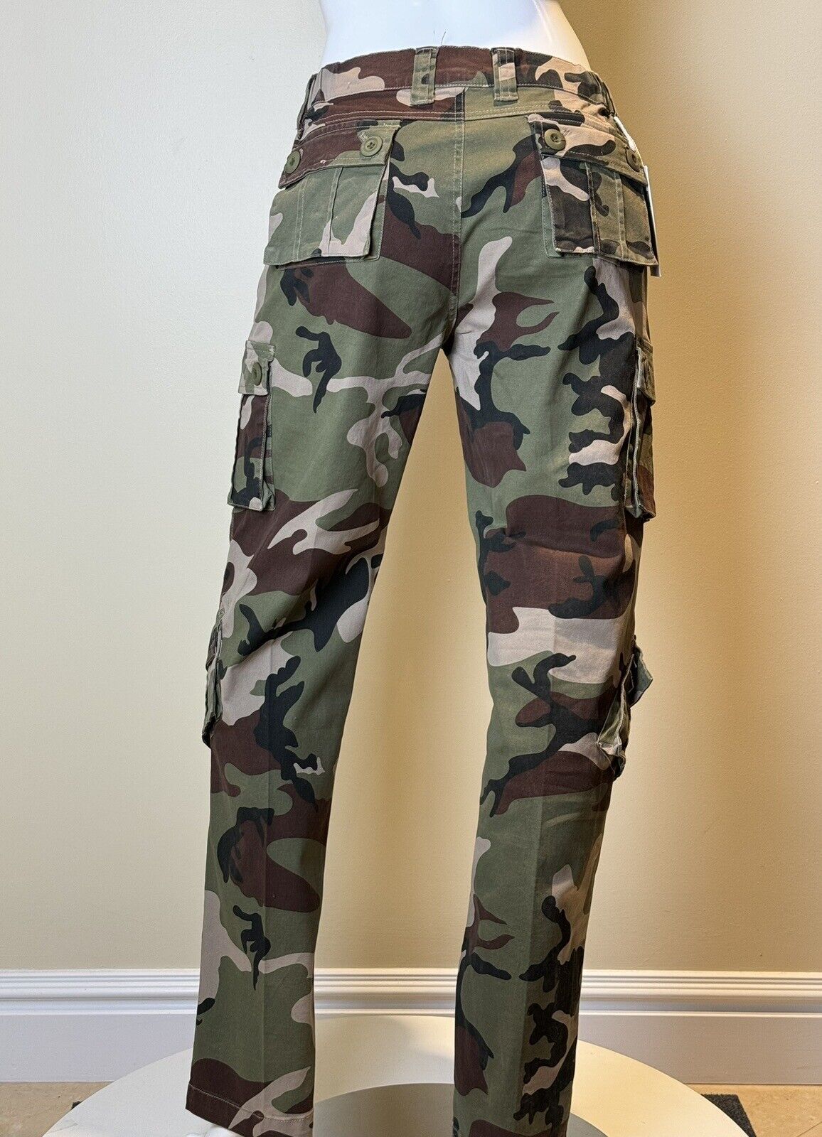 OCHENTA Women's Military Baggy Cargo Pants Pockets Camo, US 4.   (62)