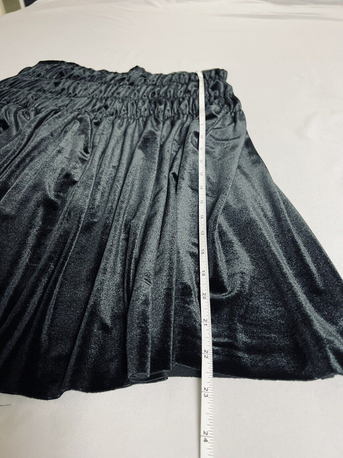 Grace Elements Women’s Velvet Maxi Skirt Black Sz 8