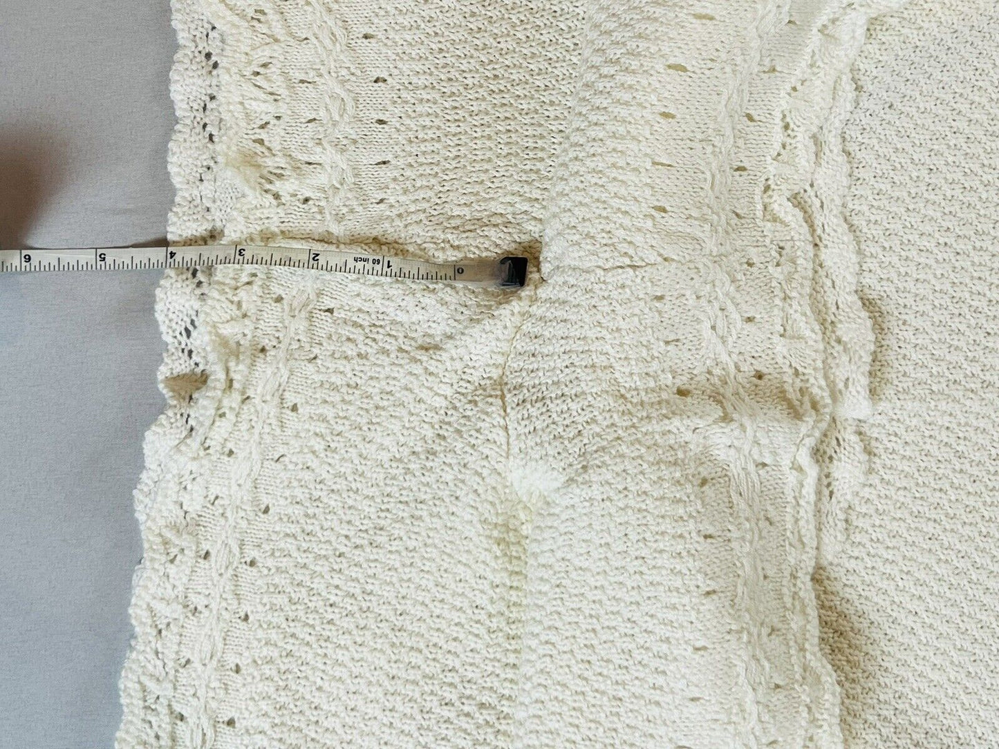 NO COMMENT WOMEN’S PLUS Sz 2X Knit Sweater Shorts Ivory