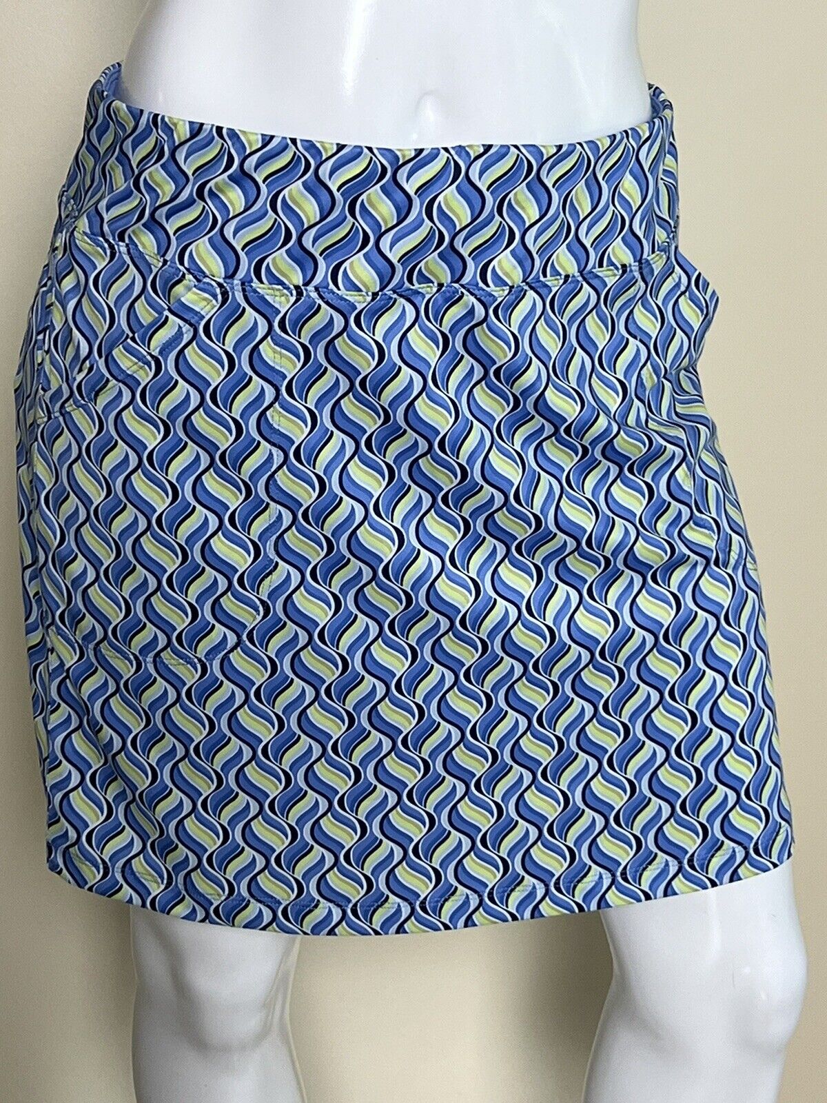 KATE LORD Women's Skort Tennis Golf Skirt Blue Sz M (18)