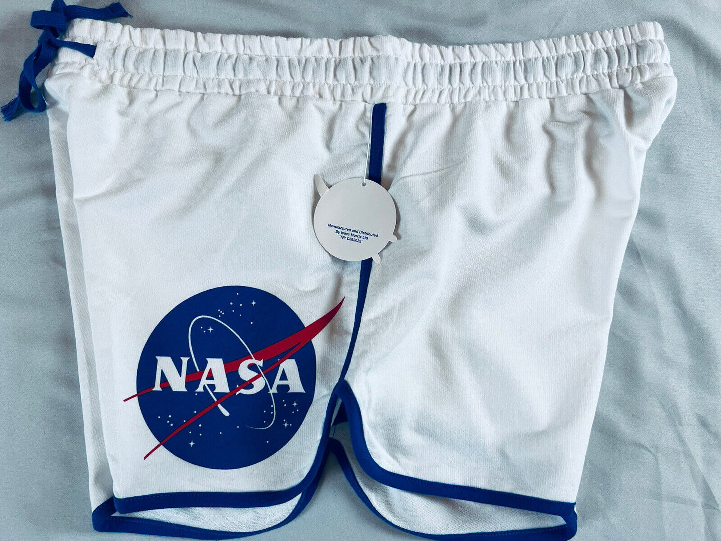 NASA Logo Constellations~white Knit  Shorts~Womens Sz 3XL