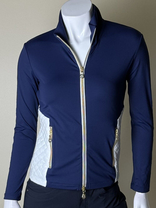 BRENDRATTI Lido JACKET, Sz 42 Navy/White. (50)