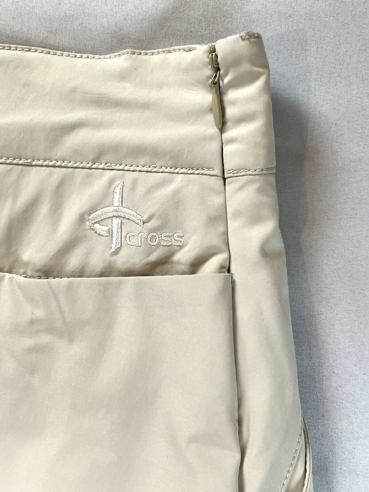 T-Cross Women’s Golf Skirt Skort Beige Sz 36