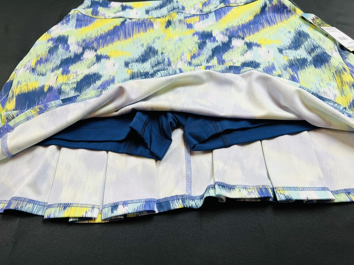 Bermuda Sands Woman's Blue Golf Skirt Tennis Skort Sz S Multicolor