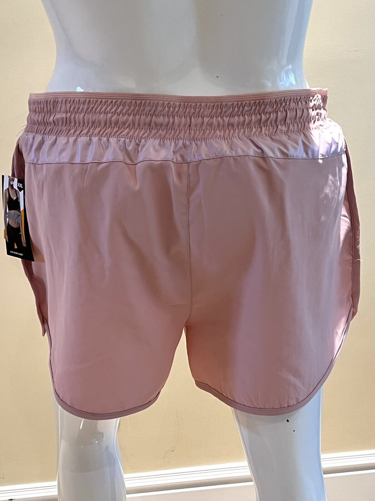 Avia Women's Shine Shorts Pink Sz 2XL