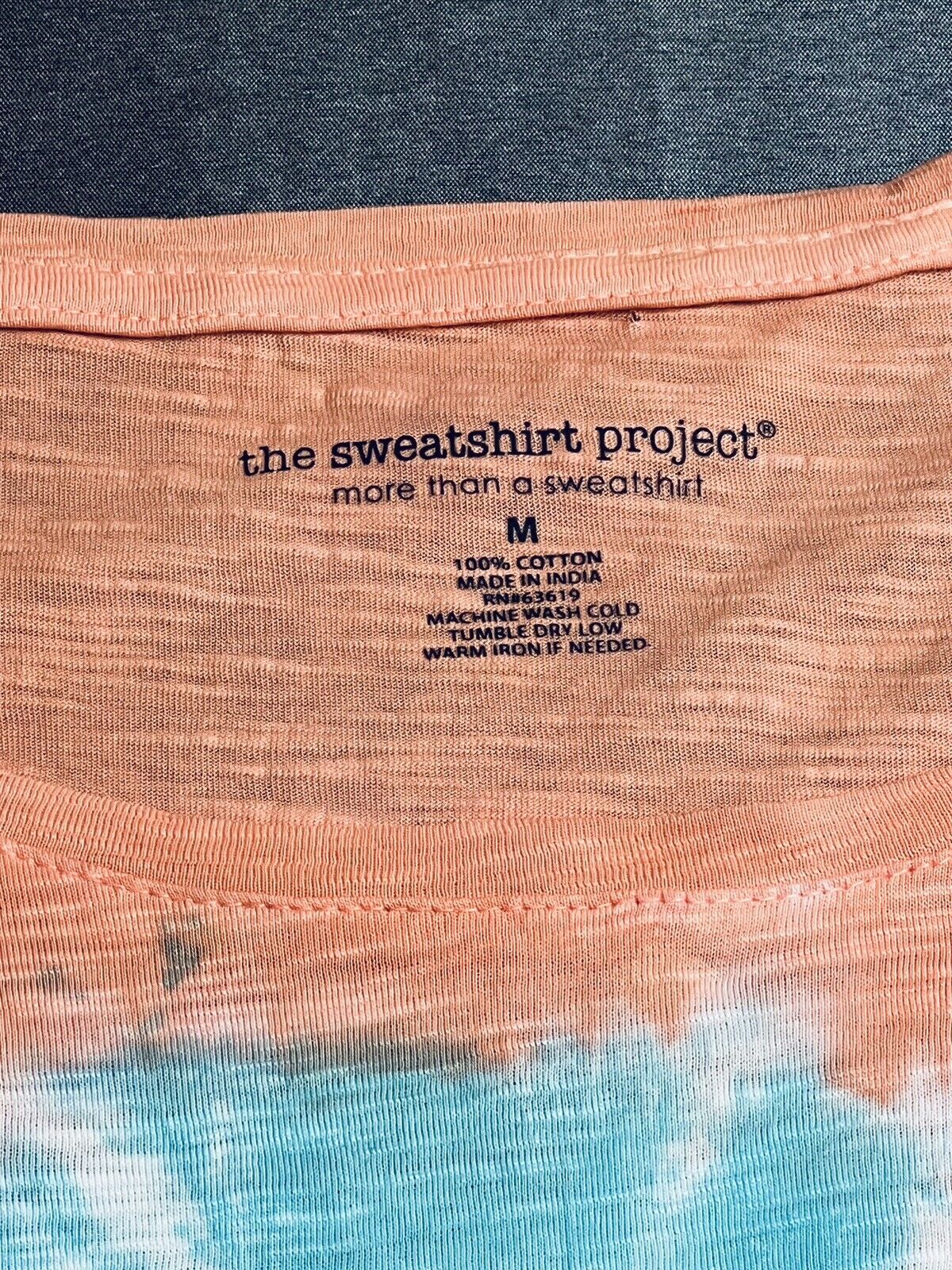 The Sweatshirt Project women’s Sz M short sleeve top tie dye