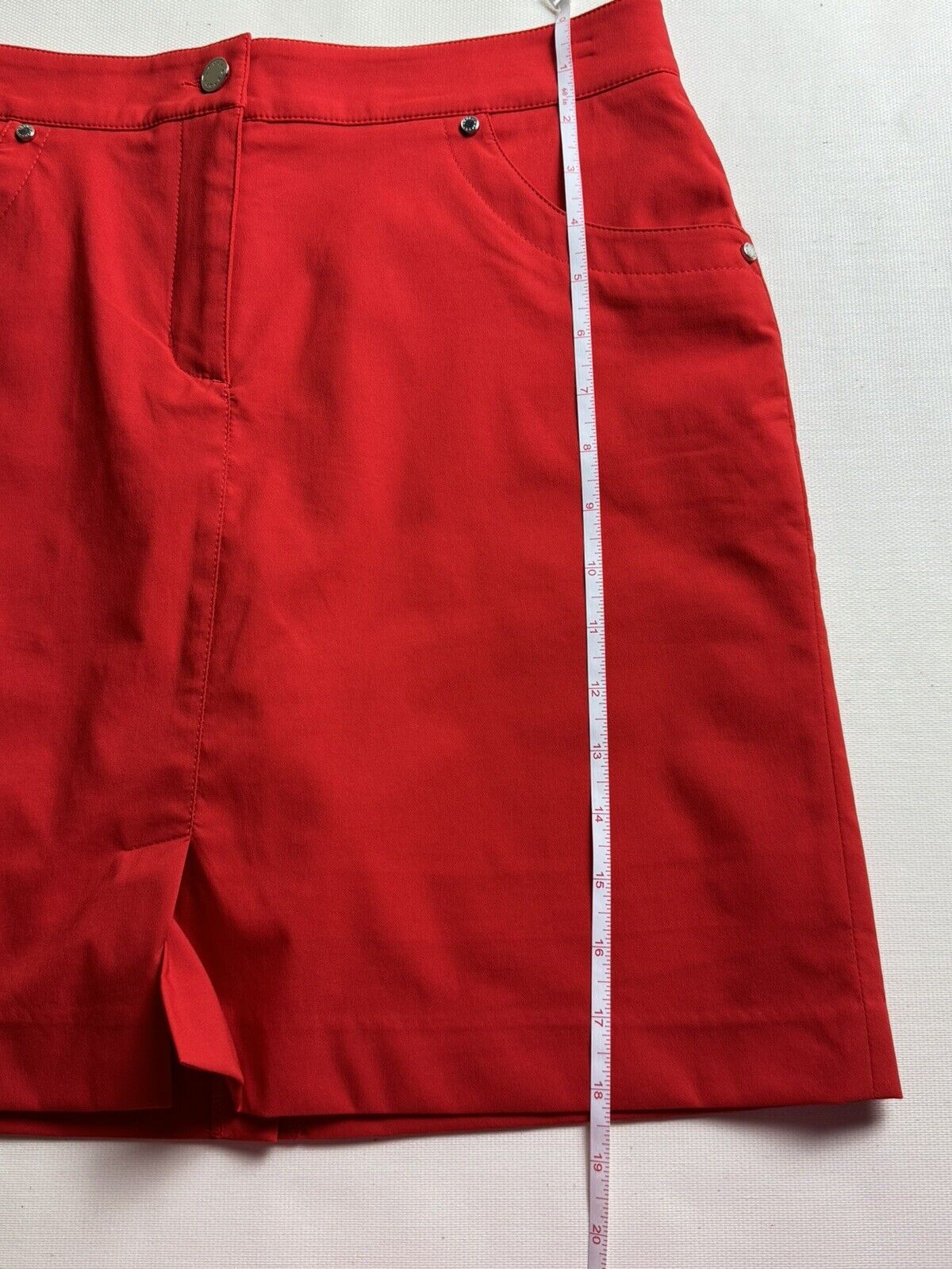 LOHLA Sport Golf Skort Skirt Red Sz 4 Pockets (50)