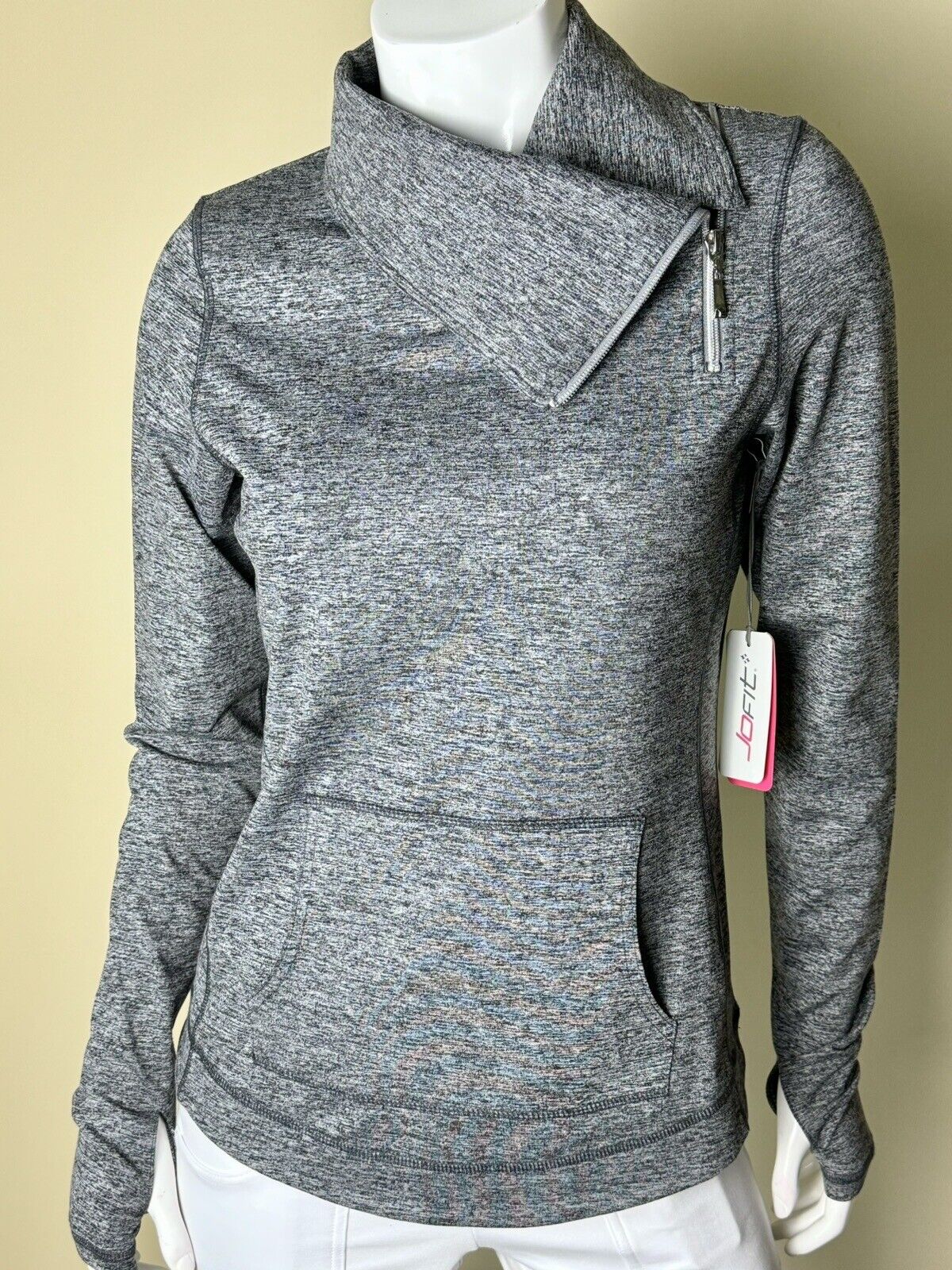 Jofit Women’s Golf Sweatshirt  Gray Top Size S Sweater   (52)