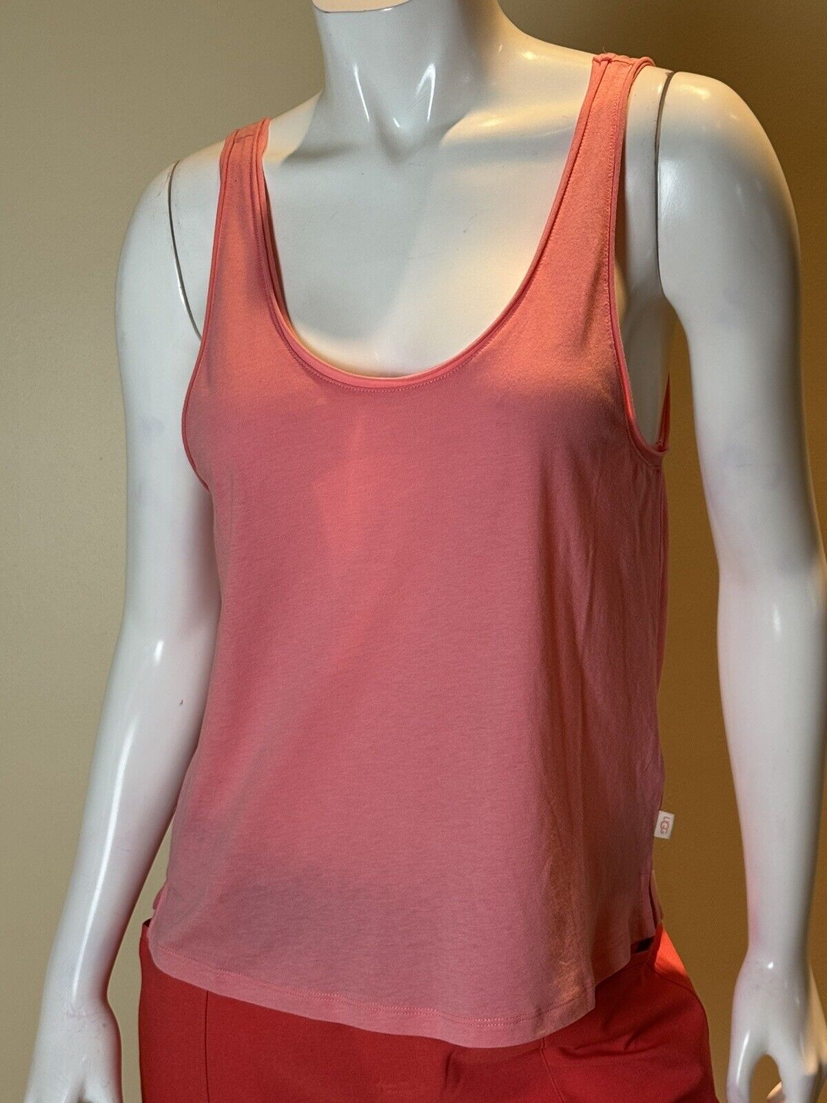 UGG women's tank top Peach Sz S Organic Cotton (77)