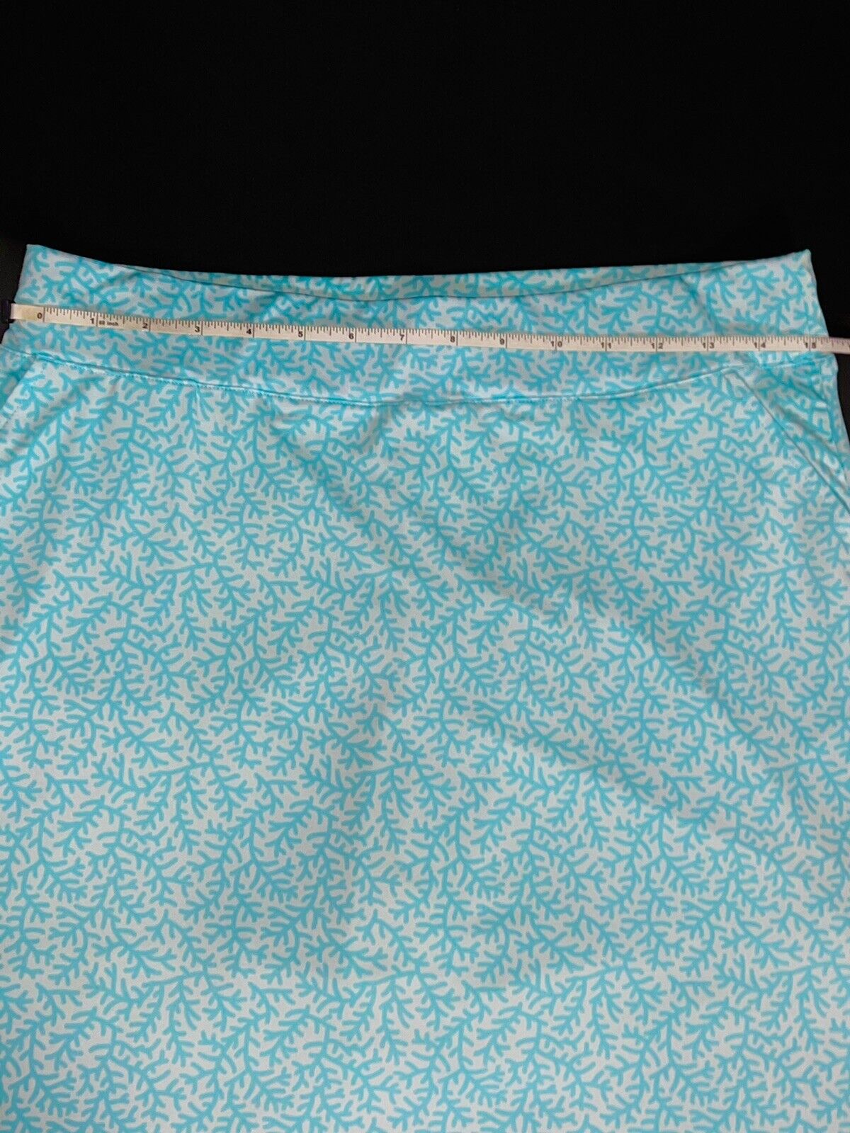 Sport Haley Women’s Golf Skirt White/Blue Patterns Sz M