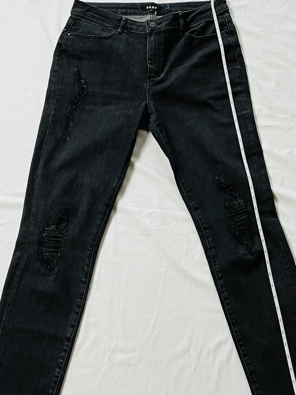 DKNY Jeans Women's Charcoal Gray Denim Jeans Sz 30