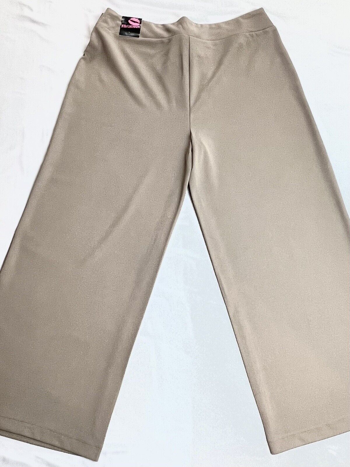 Flirtatious Women’s Beige Dress Pants Sz XL