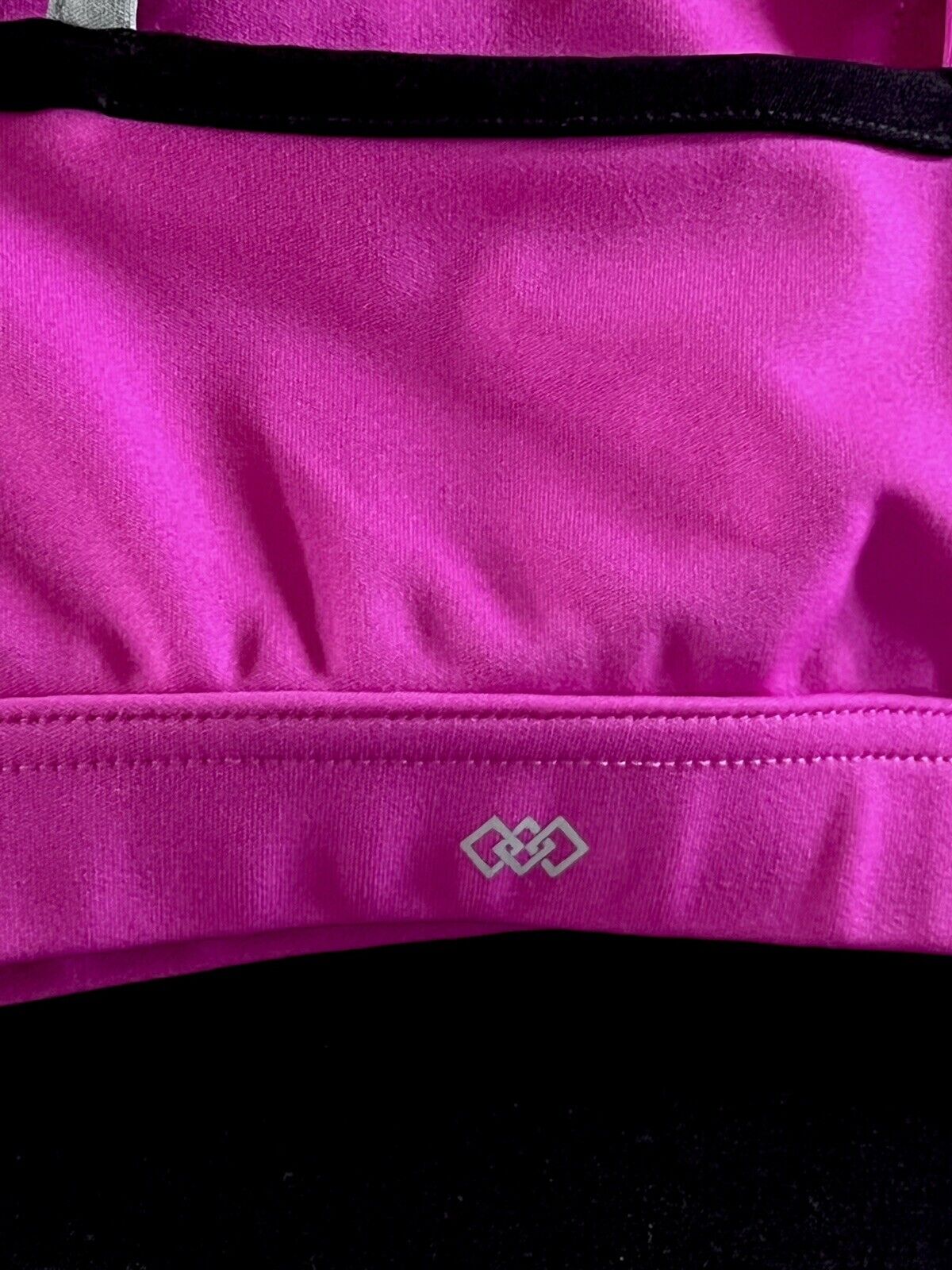 LEGEND Women's Pink Stretchy Strappy Sports Bra SIZE L