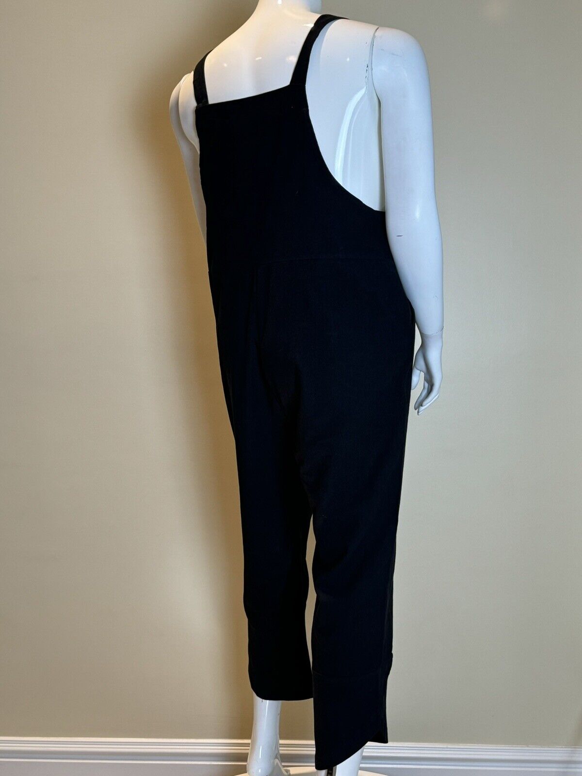 Gozoloma Women's Casual Baggy Cotton Linen Overalls Jumpsuits Sz L.  (02)