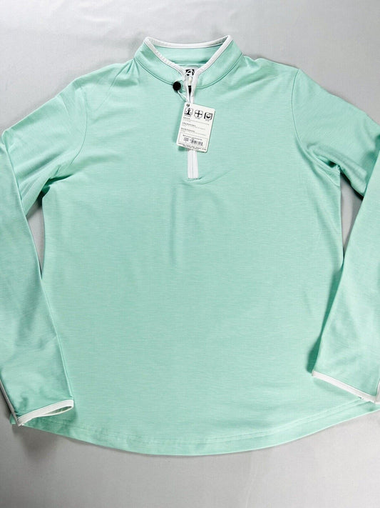 FootJoy Women’s Aqua Green golf athletic Sweatshirt size L