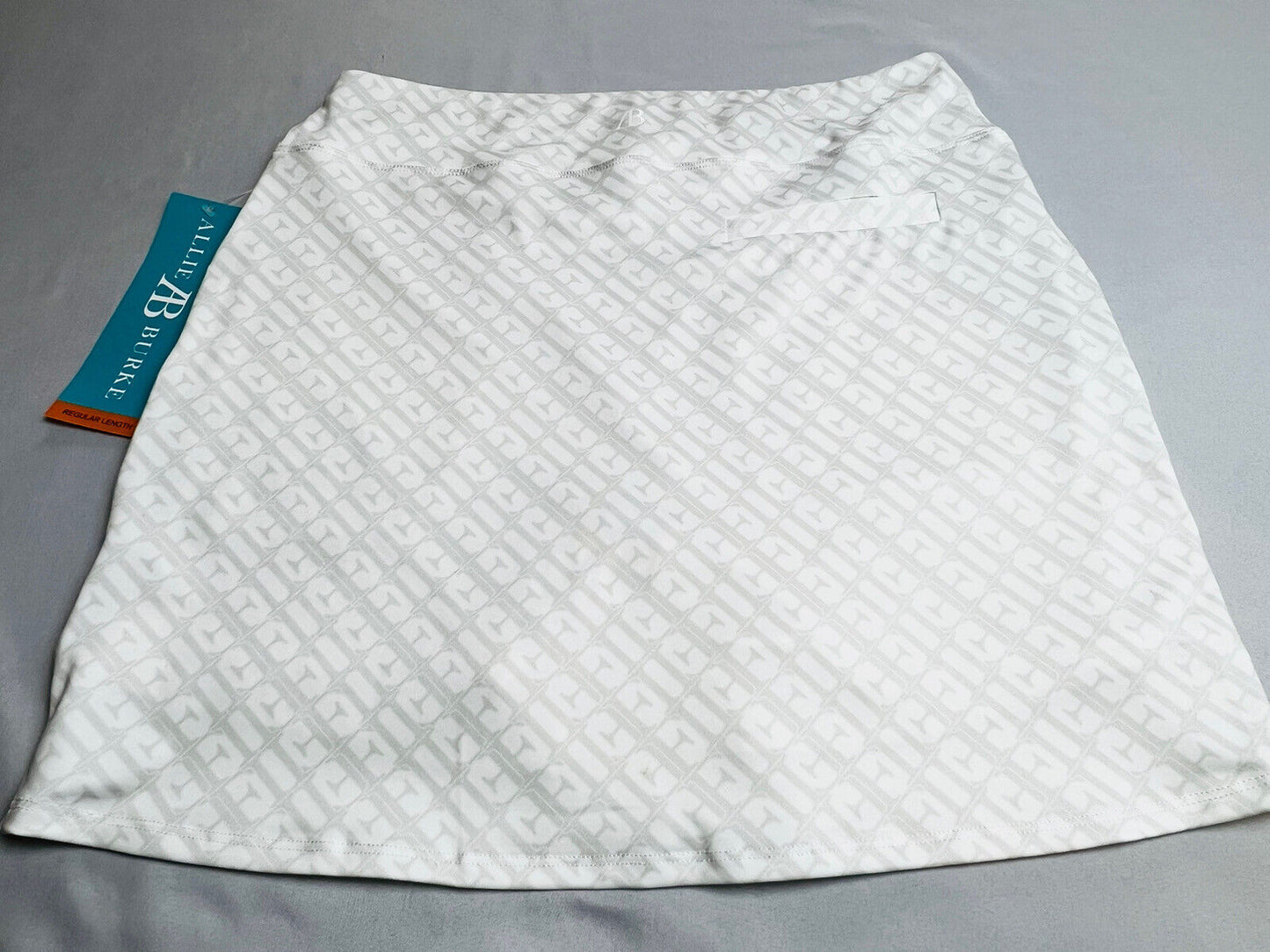 Allie Burke Women's Golf,Tennis Skirts Skort Sz M White Gray