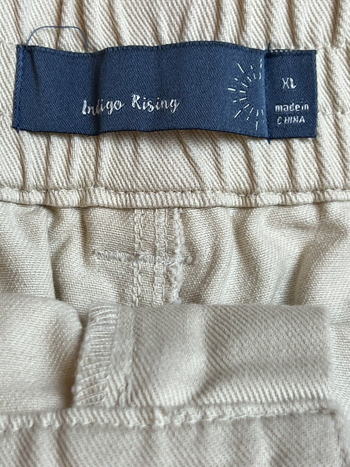 Indigo Rein Jeans Shorts Womens Beige Size XL NWT