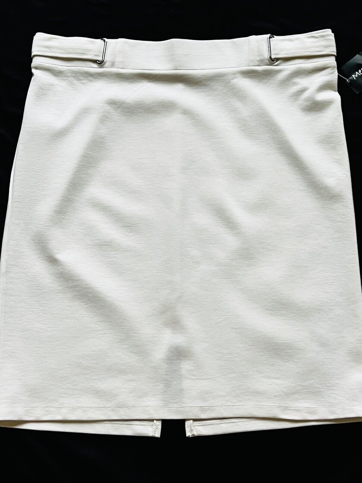 Messini Women's Skirt Size XL White Stretches