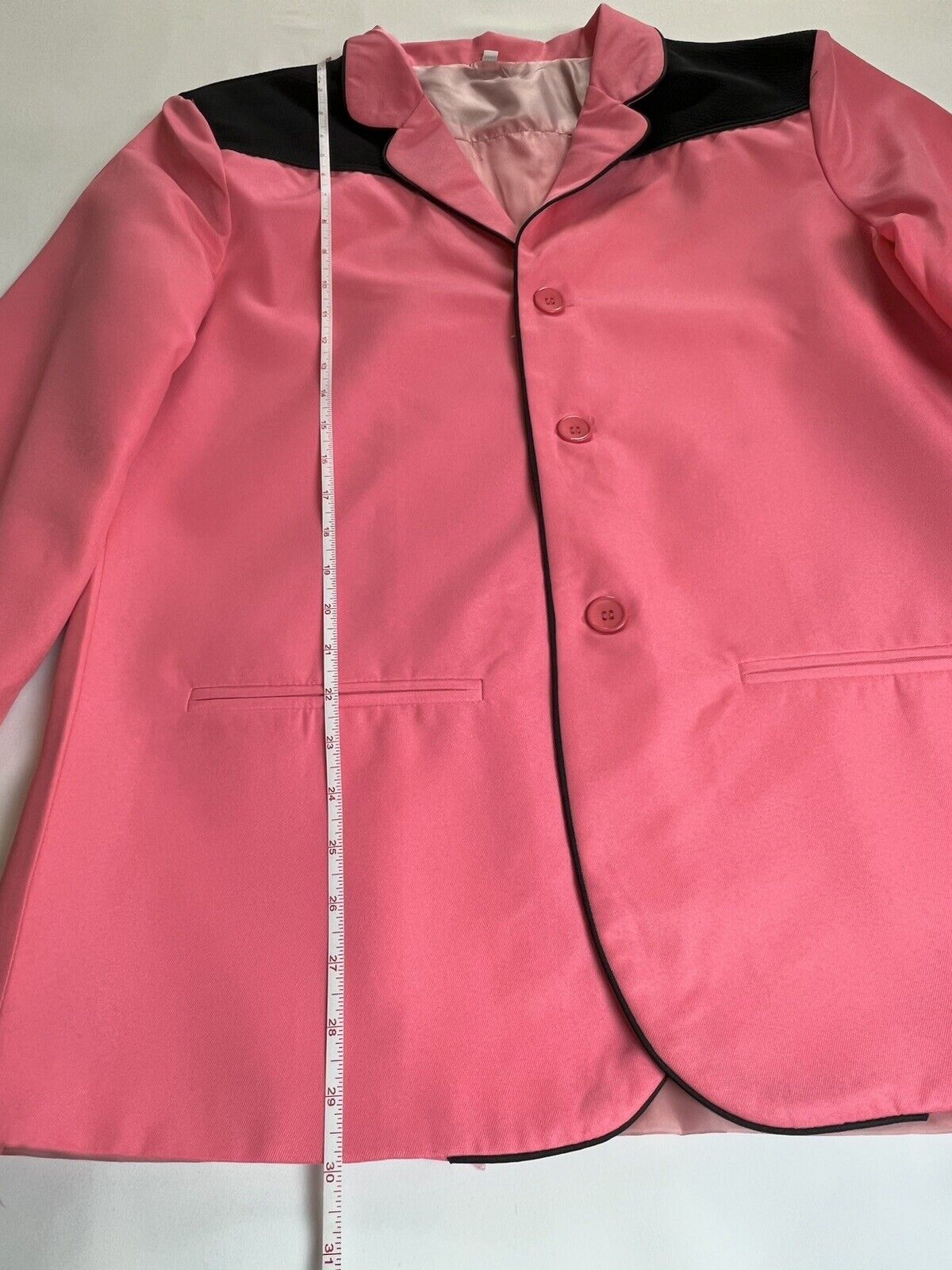 Women’s Basic Blazer Jacket Pink Sz L