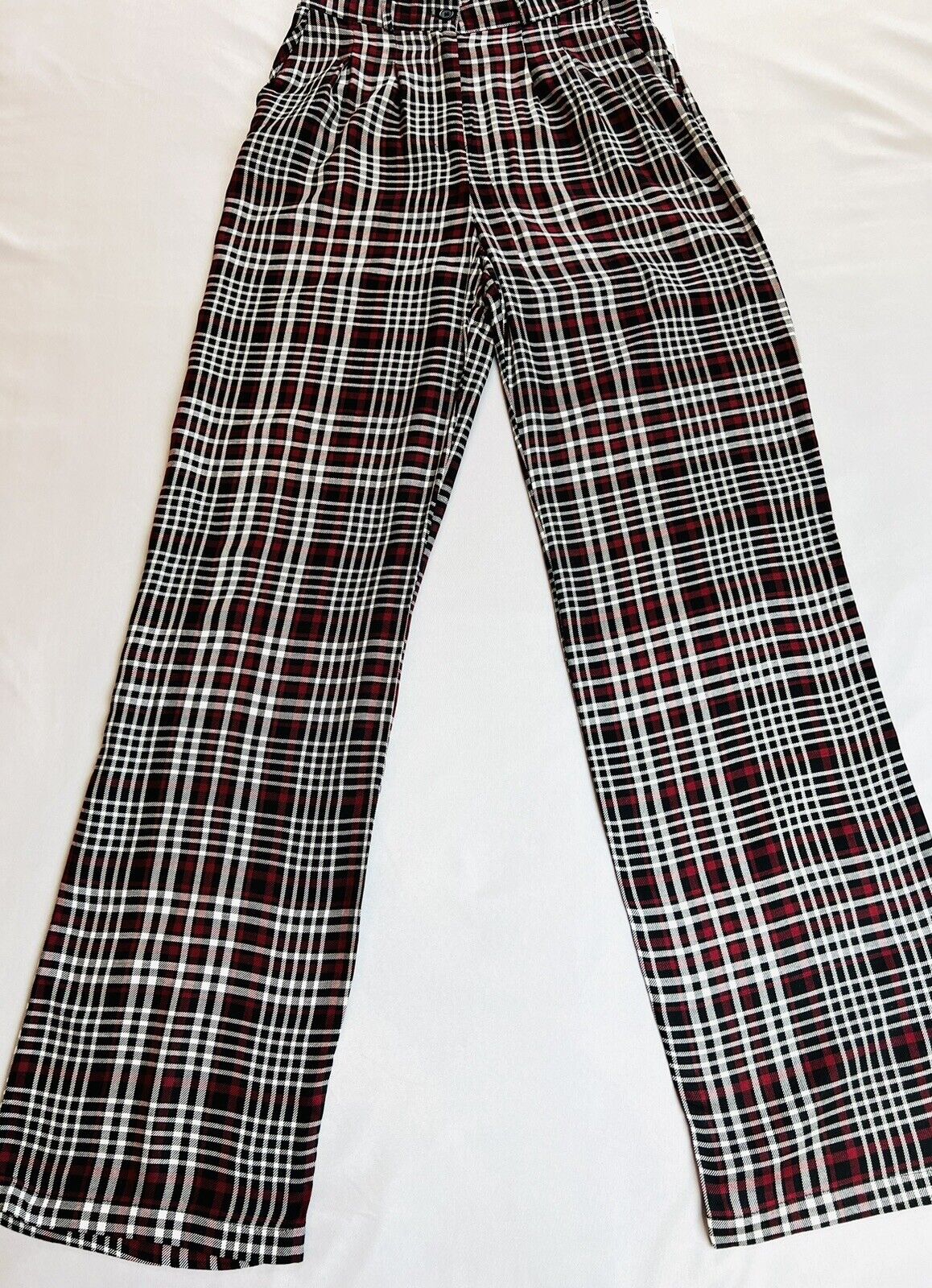 No Boundaries Women’s Plaid Dress Pants Size M