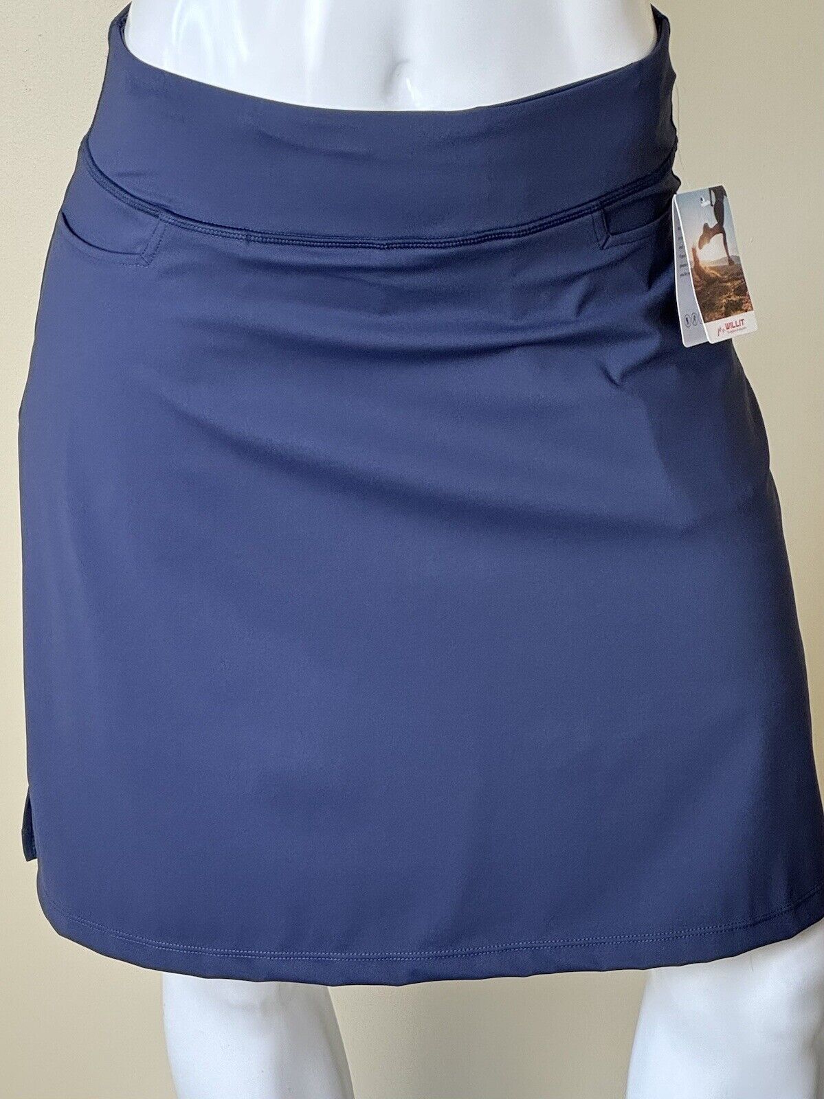 Willit Women's Tennis Skort Golf Athletic High Waisted Skirt Sz M.    (66)